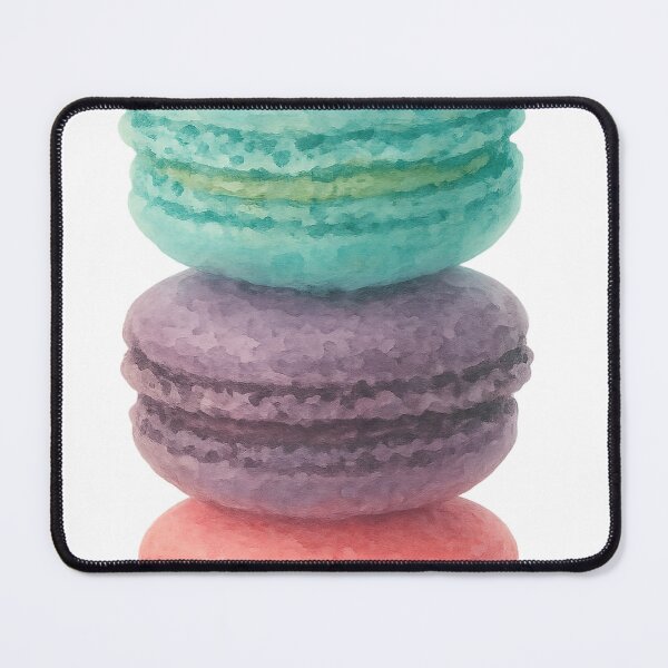 Item preview, Watercolor Macarons – Pastel Stack of Sweet Treats designed and sold by Pacika.