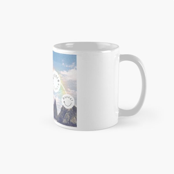 Item preview, Mindfulness 4 7 8 Breathing Technique Mountain Seascape designed and sold by Librarian Lauren.