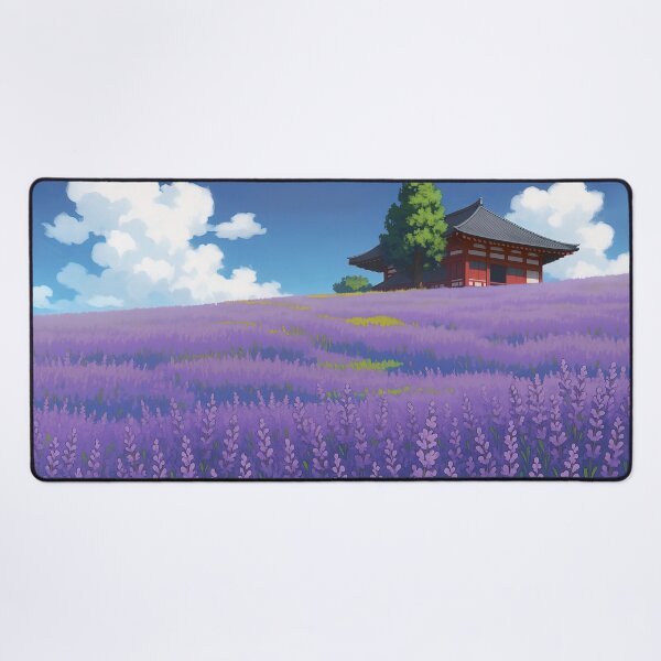 Aperçu de l'œuvre Champ de lavande à Furano Hokkaido créée et vendue par Takeda-art.