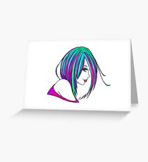 Streaks Greeting Card