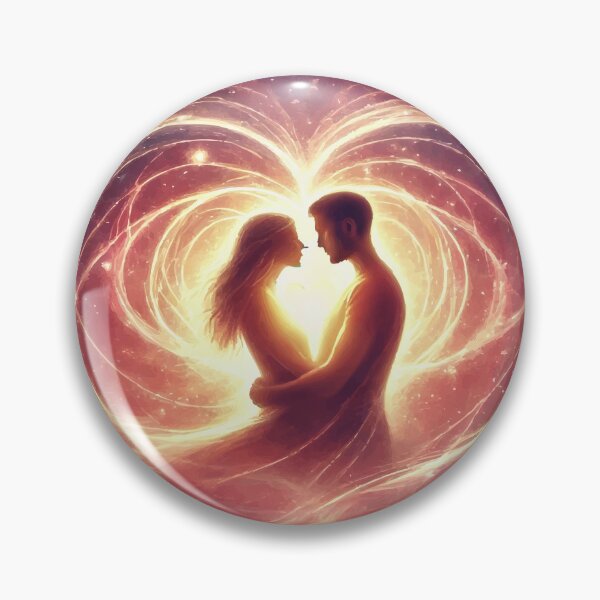 Item preview, Starlit Bond: Love Across the Cosmos designed and sold by AbstractAnom.