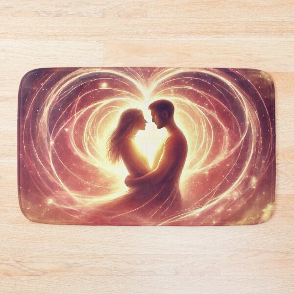 Item preview, Starlit Bond: Love Across the Cosmos designed and sold by AbstractAnom.
