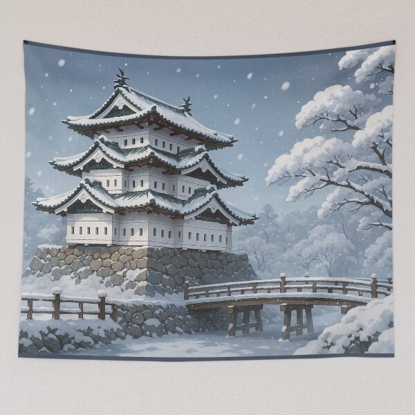 Item preview, Hirosaki Castle of Aomori in Winter designed and sold by Takeda-art.
