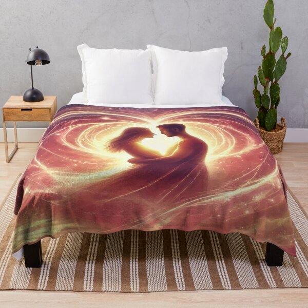 Item preview, Starlit Bond: Love Across the Cosmos designed and sold by AbstractAnom.