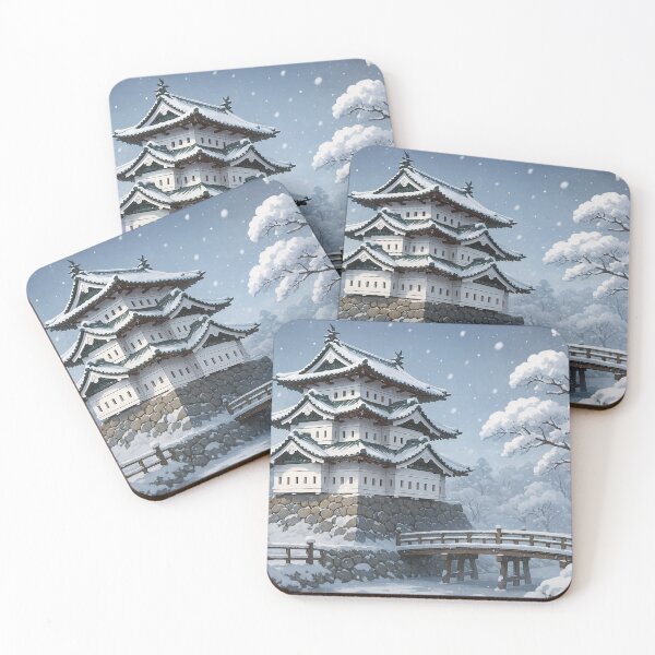 Item preview, Hirosaki Castle of Aomori in Winter designed and sold by Takeda-art.