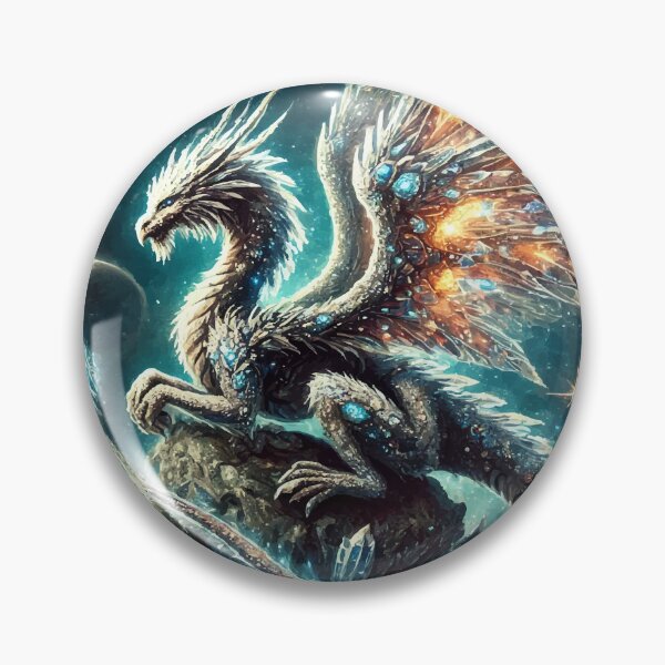 Item preview, Celestial Guardian: The Crystalwing Dragon designed and sold by AbstractAnom.