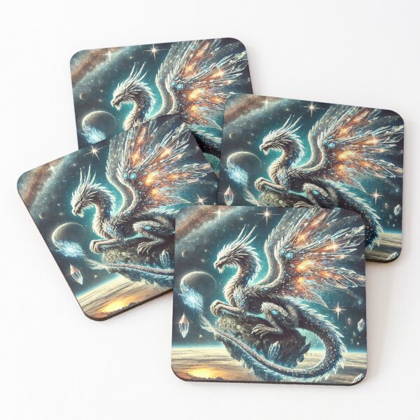 Item preview, Celestial Guardian: The Crystalwing Dragon designed and sold by AbstractAnom.