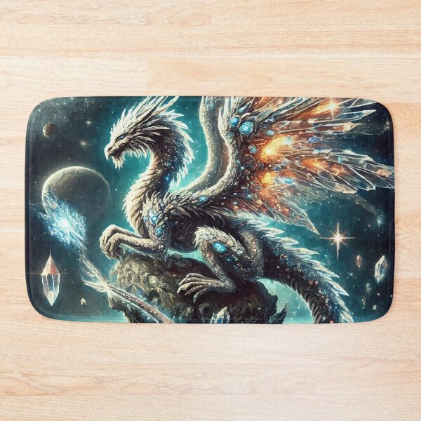 Item preview, Celestial Guardian: The Crystalwing Dragon designed and sold by AbstractAnom.