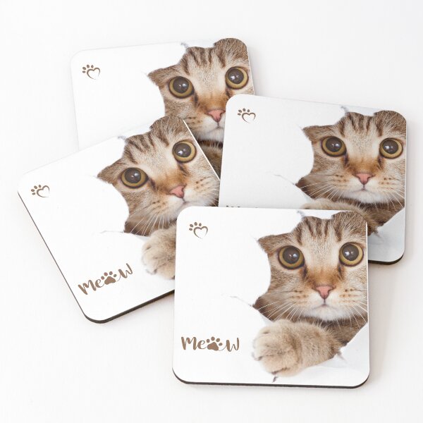 Item preview, MEOW Kitten Tearing Paper designed and sold by FAMILY DYNASTY.