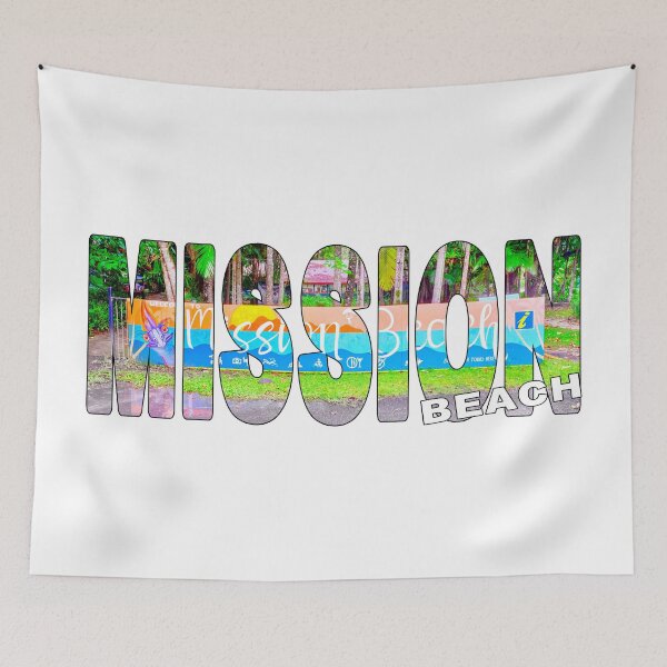Item preview, MISSION BEACH - Welcome Sign North QLD Cassowary Coast designed and sold by Adam Gormley.