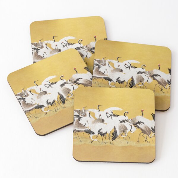 Item preview, Gold Cranes designed and sold by MyInspiredPrint.