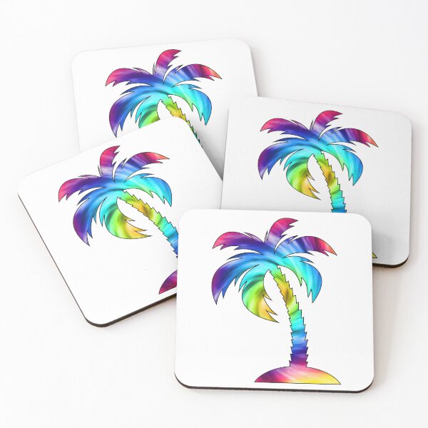 Item preview, Palm Tree Rainbow Tie Dye  designed and sold by KGN  CREATIVITY.
