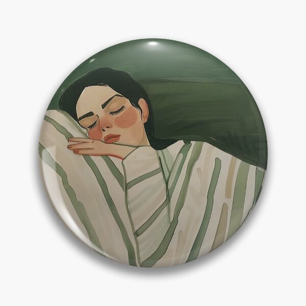 Item preview, The Stripe Woman Sofia Emeral Green Vintage designed and sold by IlsePazSosa.