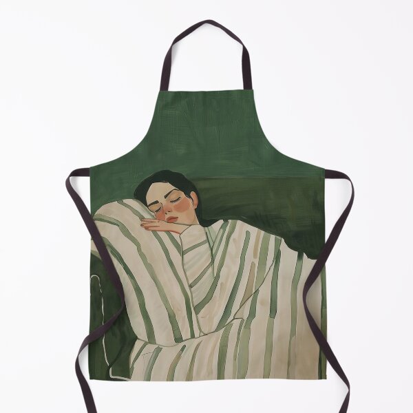 Item preview, The Stripe Woman Sofia Emeral Green Vintage designed and sold by IlsePazSosa.