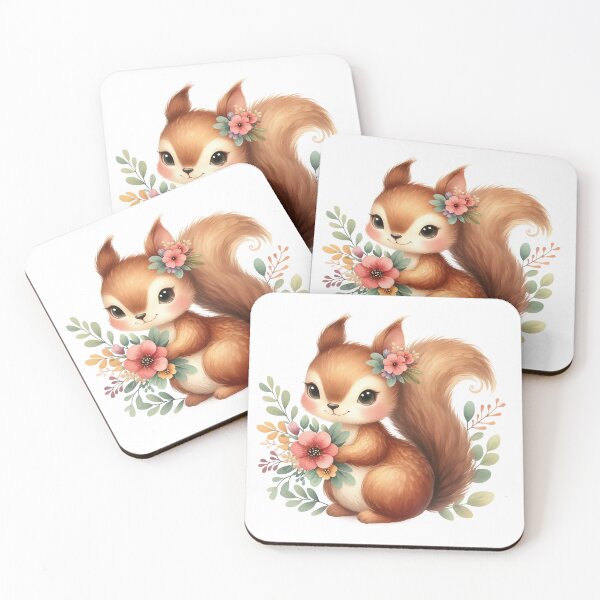 Item preview, Spring Woodland Squirrel designed and sold by CookieandShadow.