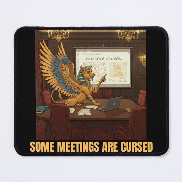 Item preview, Curses and Deadlines designed and sold by Motivora.