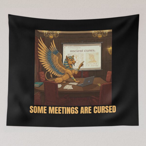 Item preview, Curses and Deadlines designed and sold by Motivora.