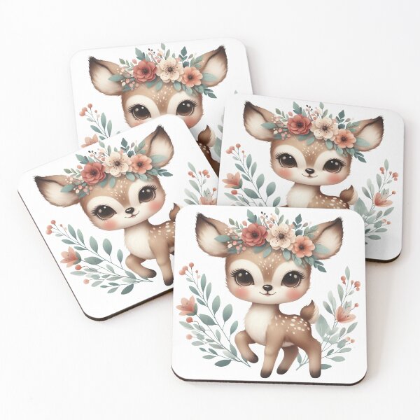 Item preview, Spring Woodland Deer designed and sold by CookieandShadow.