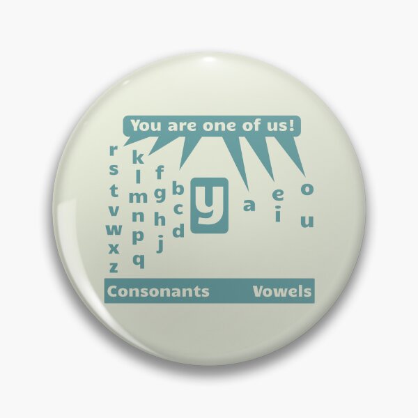 Item preview, Vowels and consonants English language designed and sold by piedaydesigns.