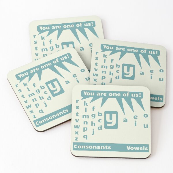 Item preview, Vowels and consonants English language designed and sold by piedaydesigns.
