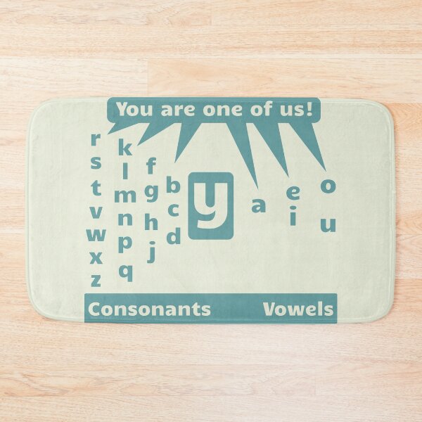 Item preview, Vowels and consonants English language designed and sold by piedaydesigns.