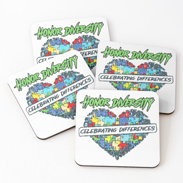 Item preview, Honor Diversity – Heart Puzzle Design | Celebrating Differences, Autism Awareness, Inclusion Gift designed and sold by BlushingCreatives.
