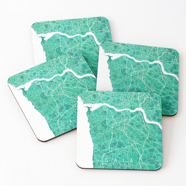 Item preview, Vila Nova de Gaia City Map of Portugal - Watercolor designed and sold by deMAP.