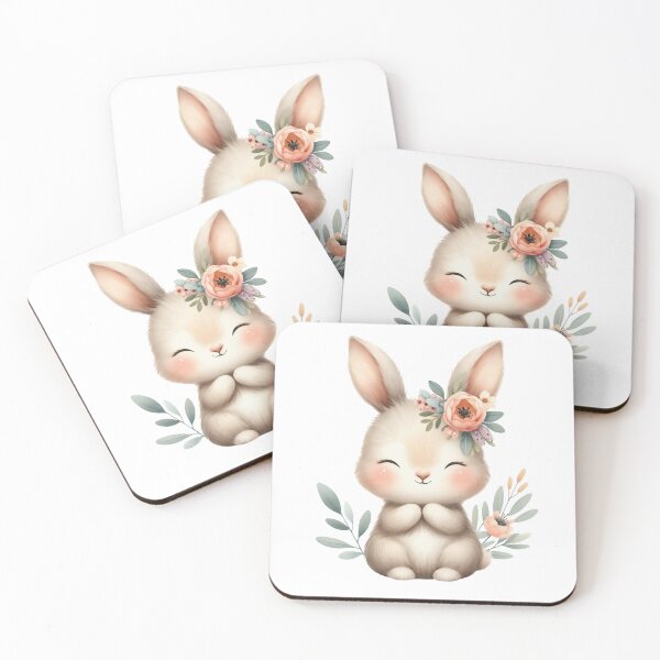 Item preview, Spring Woodland Rabbit designed and sold by CookieandShadow.