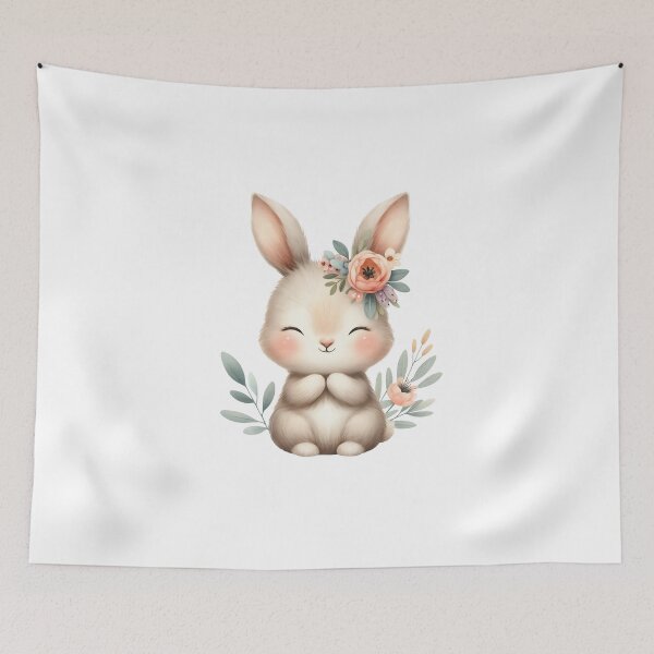 Item preview, Spring Woodland Rabbit designed and sold by CookieandShadow.