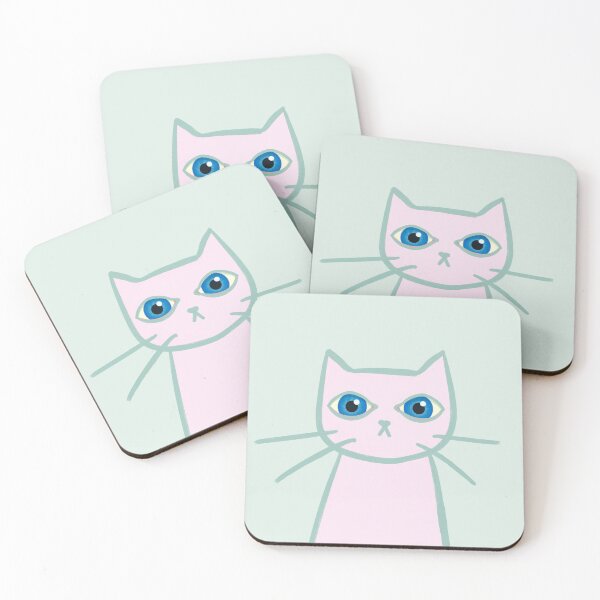 Item preview, Blank stare big eyes cat designed and sold by sunlucky.