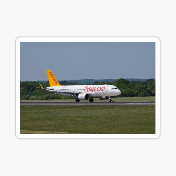 MAN from AYT Pegasus Airbus A320-251N Sticker