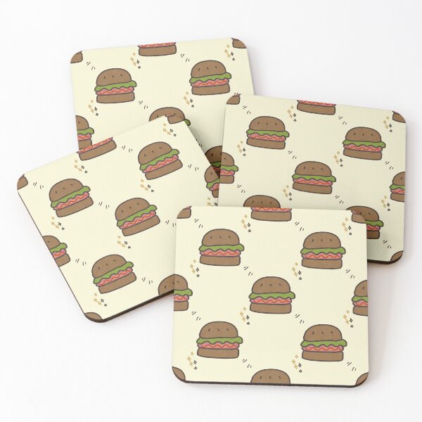 Item preview, Cute Cartoon Burger Pattern – Fun Fast Food Doodle Design designed and sold by inelistudio.