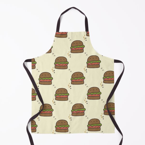 Item preview, Cute Cartoon Burger Pattern – Fun Fast Food Doodle Design designed and sold by inelistudio.