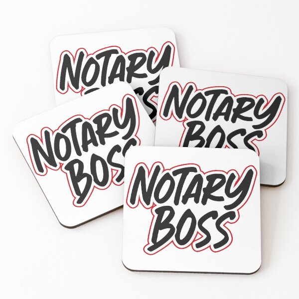 Item preview, Notary Boss – Bold Graffiti Outline Design designed and sold by NotaryLife.