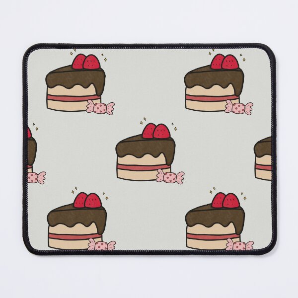 Item preview, Cute Strawberry Cake Pattern – Kawaii Dessert Doodle Design designed and sold by inelistudio.