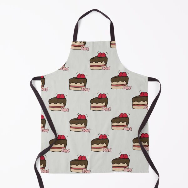 Item preview, Cute Strawberry Cake Pattern – Kawaii Dessert Doodle Design designed and sold by inelistudio.