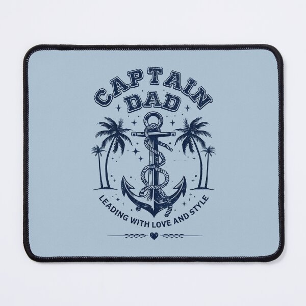 Item preview, Captain Dad Leading with Love and Style designed and sold by Retro Street Studios.