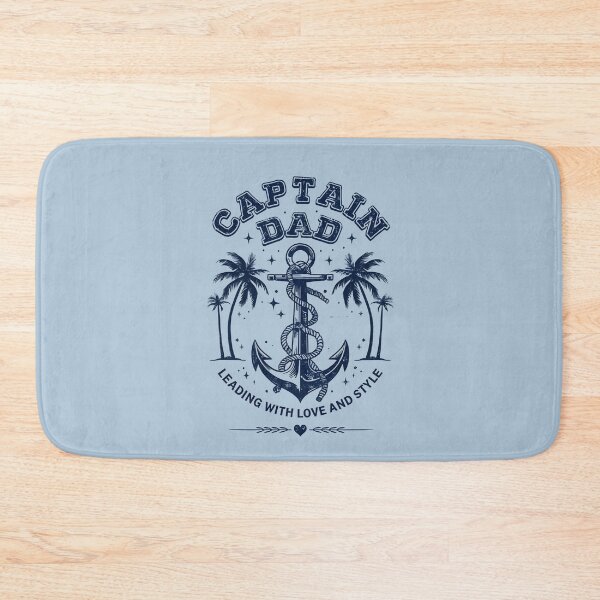 Item preview, Captain Dad Leading with Love and Style designed and sold by Retro Street Studios.
