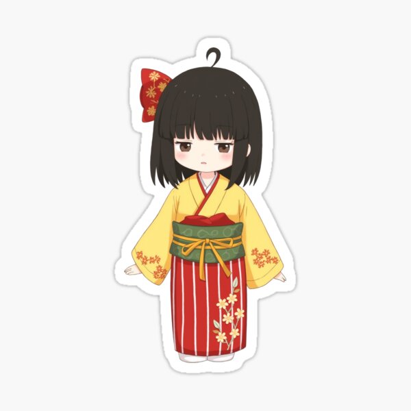 Item preview, Cute Kokeshi Doll  designed and sold by Atlantico54.
