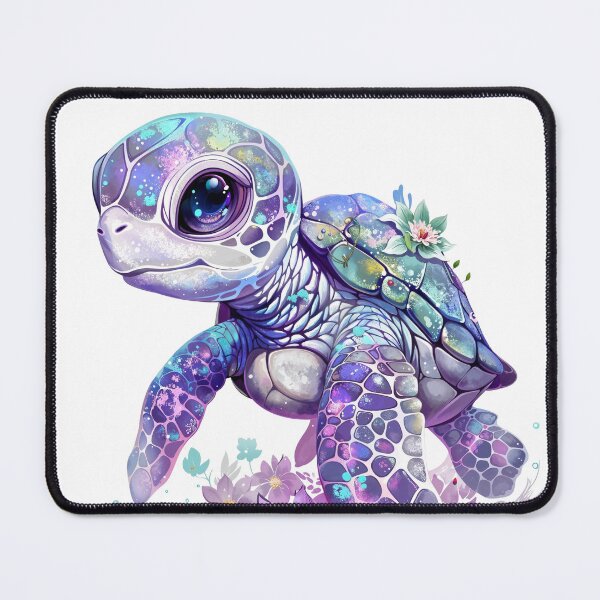 Item preview, Celestial Sea Turtle with Glowing Shell in Fantasy Art designed and sold by Anastasiia Yurevych.