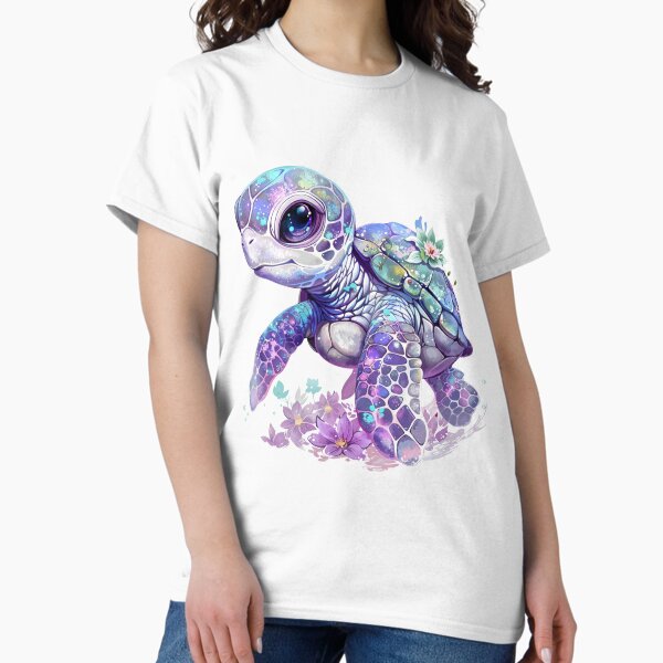 Item preview, Celestial Sea Turtle with Glowing Shell in Fantasy Art designed and sold by Anastasiia Yurevych.