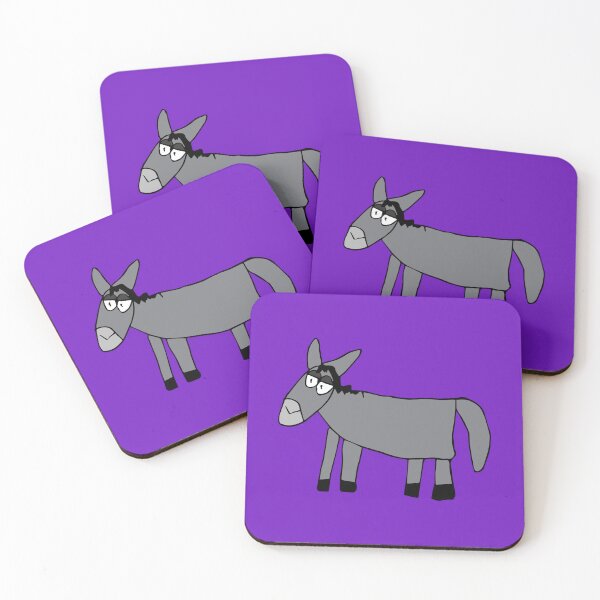 Item preview, Dopey Donkey (Purple Background) by Everything Eli designed and sold by EverythingEli.