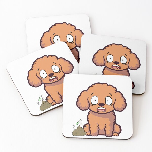 Item preview, Funny Brown dog smells stinky poo designed and sold by Pet Station.