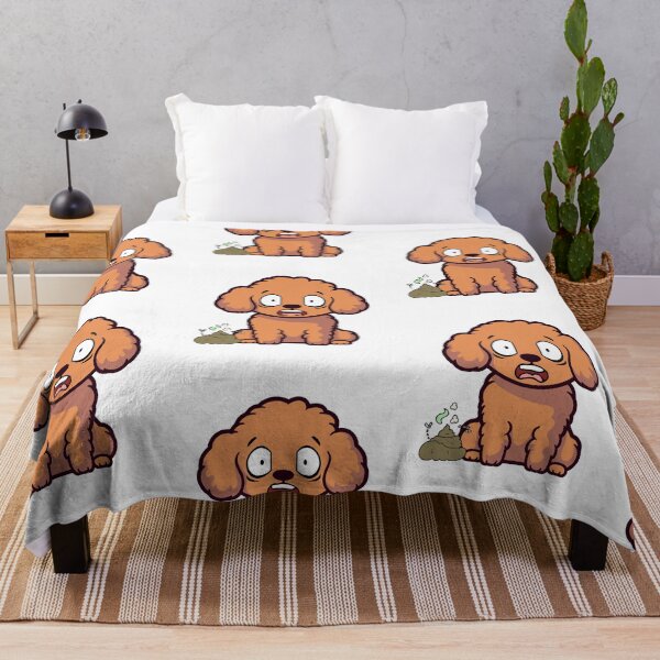 Item preview, Funny Brown dog smells stinky poo designed and sold by Pet Station.