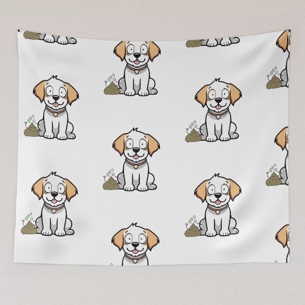 Item preview, Funny Happy dog smells stinky poo designed and sold by Pet Station.