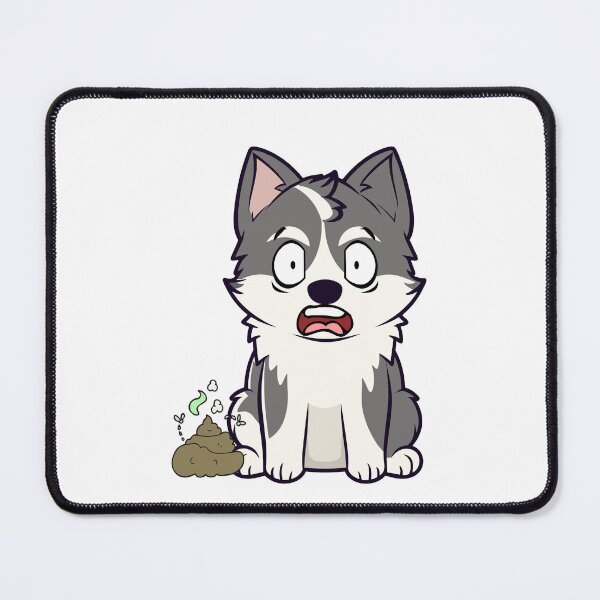 Item preview, Funny Husky dog smells stinky poo designed and sold by Pet Station.