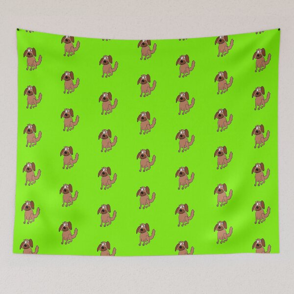 Item preview, Lola the Brown Labrador Dog (Green Background) by Everything Eli designed and sold by EverythingEli.
