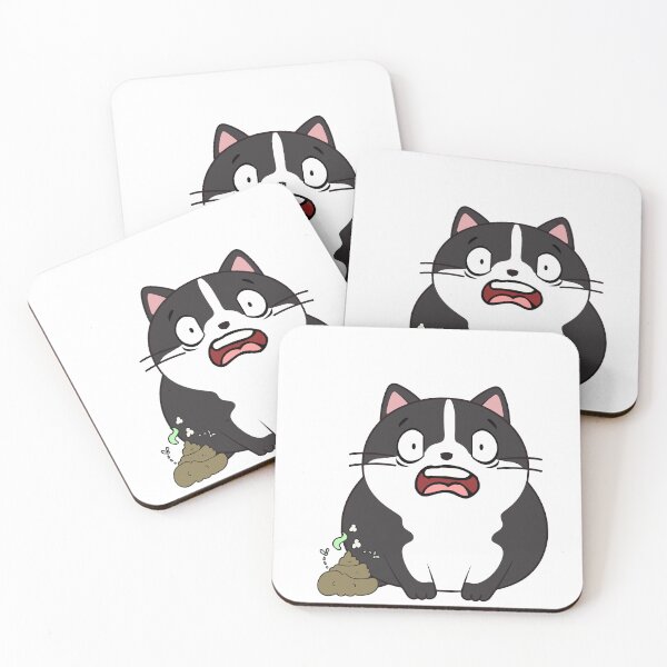 Item preview, Funny fat cat smells stinky poo designed and sold by Pet Station.