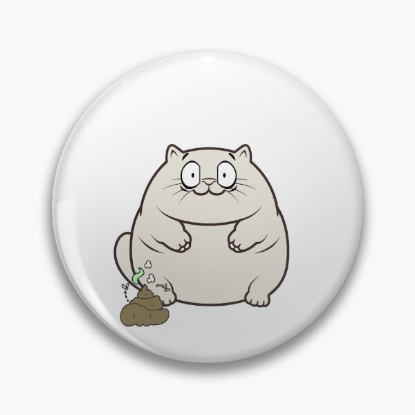 Item preview, Funny fat cat smells stinky poo designed and sold by Pet Station.