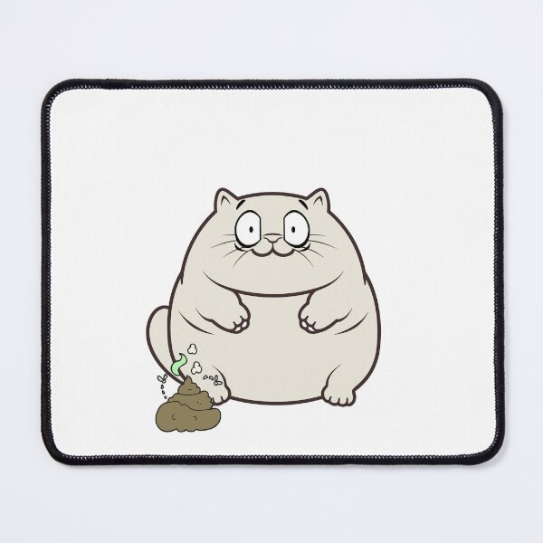 Item preview, Funny fat cat smells stinky poo designed and sold by Pet Station.
